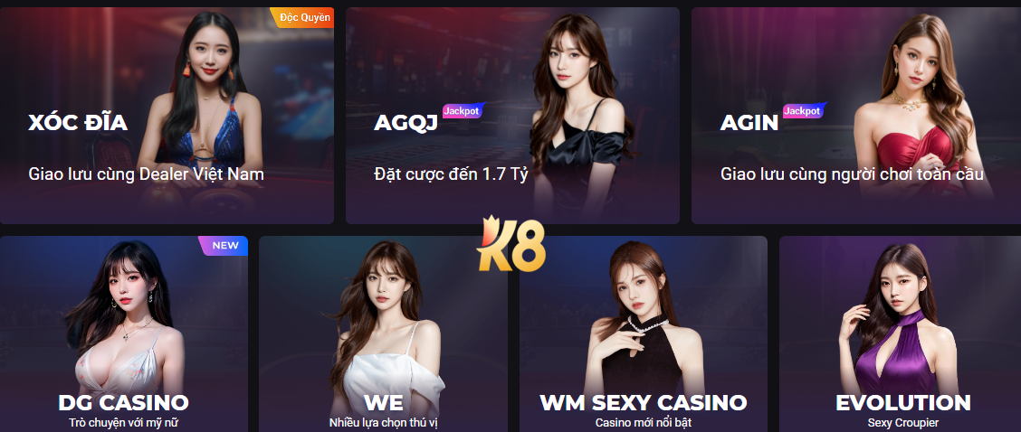 K8 | K8BET ✔️ Link đăng ký K8 chính thức mới nhất 2025 33 Cung cấp live casino đẳng cấp 6 sao