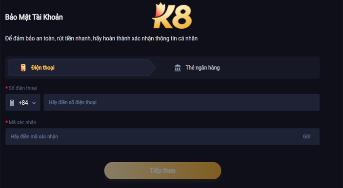 K8 | K8BET ✔️ Link đăng ký K8 chính thức mới nhất 2025 40 Rút tiền vô cùng dễ dàng, an toàn và bảo mật